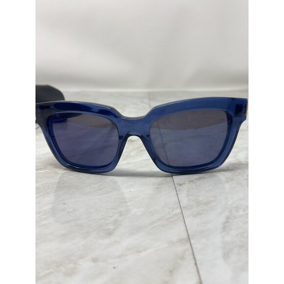SAINT LAURENT BOLD 1 001 Sunglasses Blue One Temple Arm Is Missing main image 10